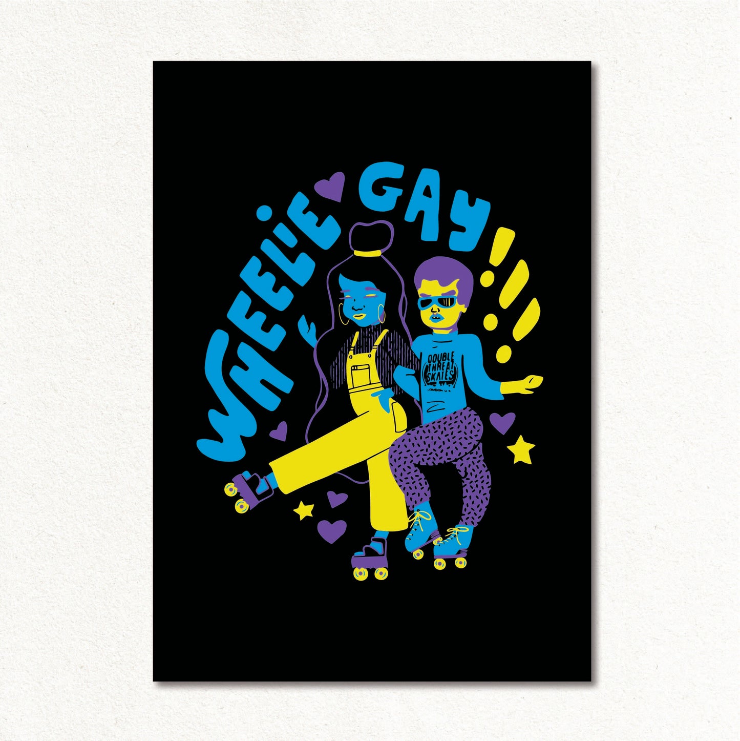 Create & Skate Factory Print - Wheelie Gay