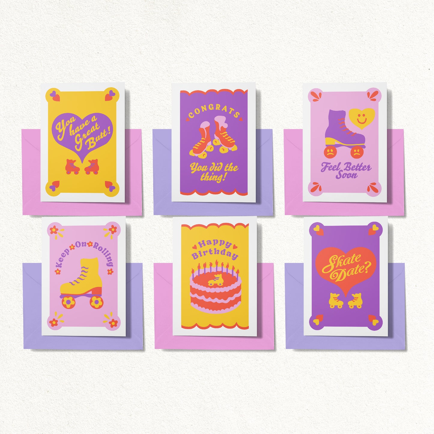 Create & Skate Factory Greeting Card