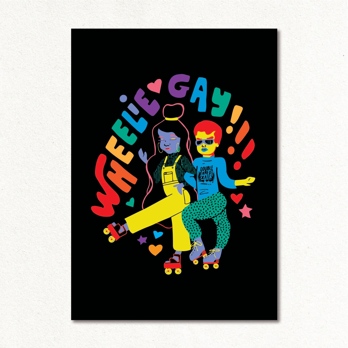 Create & Skate Factory Print - Wheelie Gay