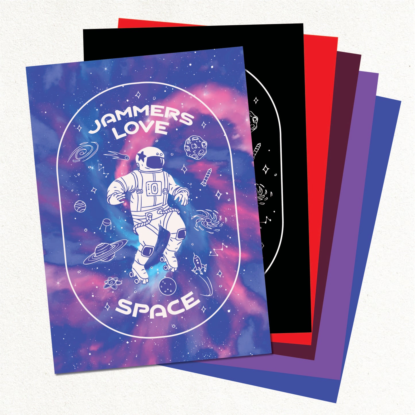 Create & Skate Factory Print - Jammers Love Space