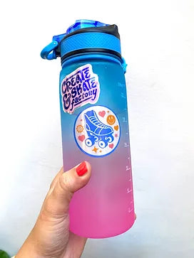 Create & Skate Factory Sticker