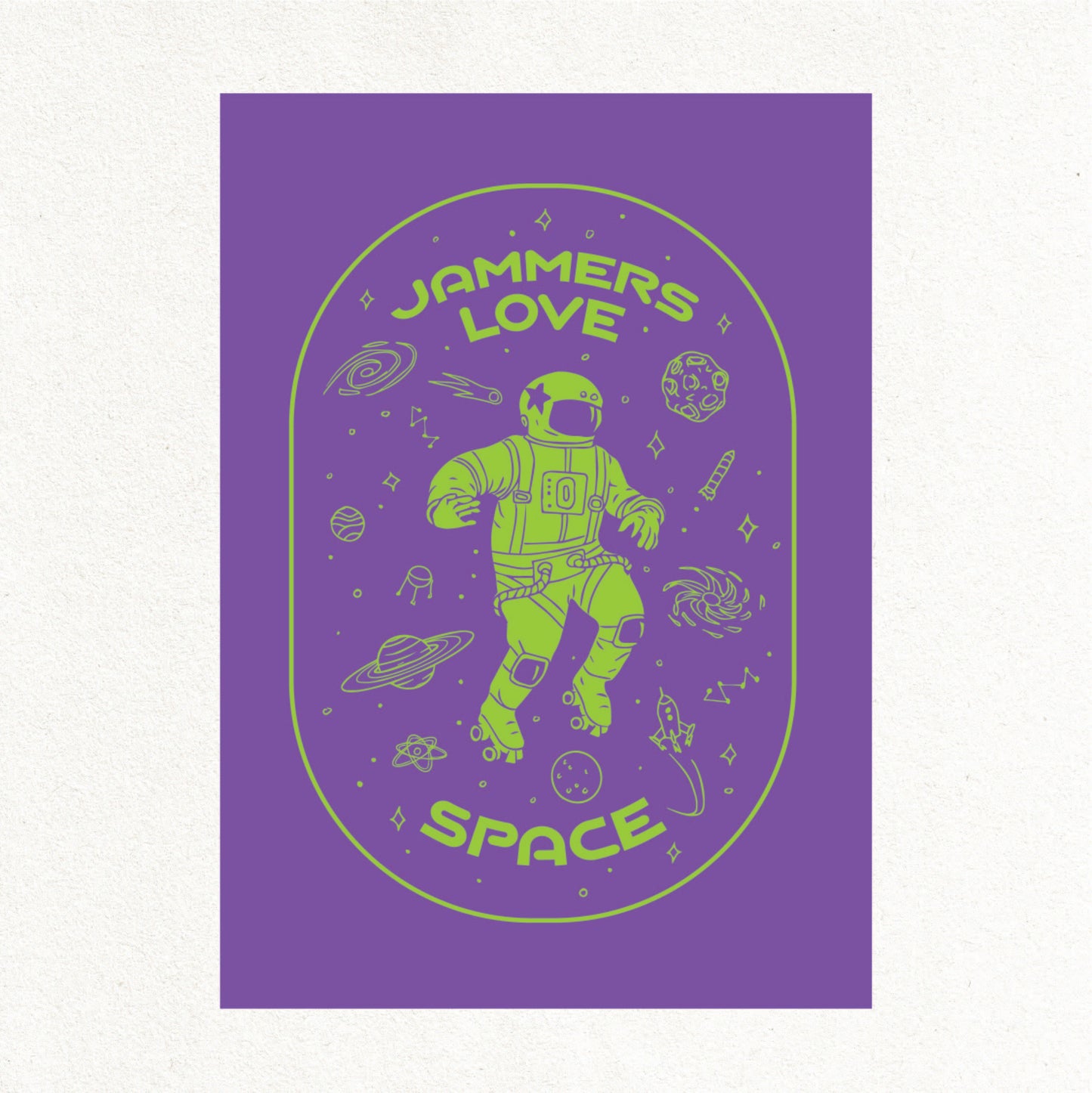 Create & Skate Factory Print - Jammers Love Space