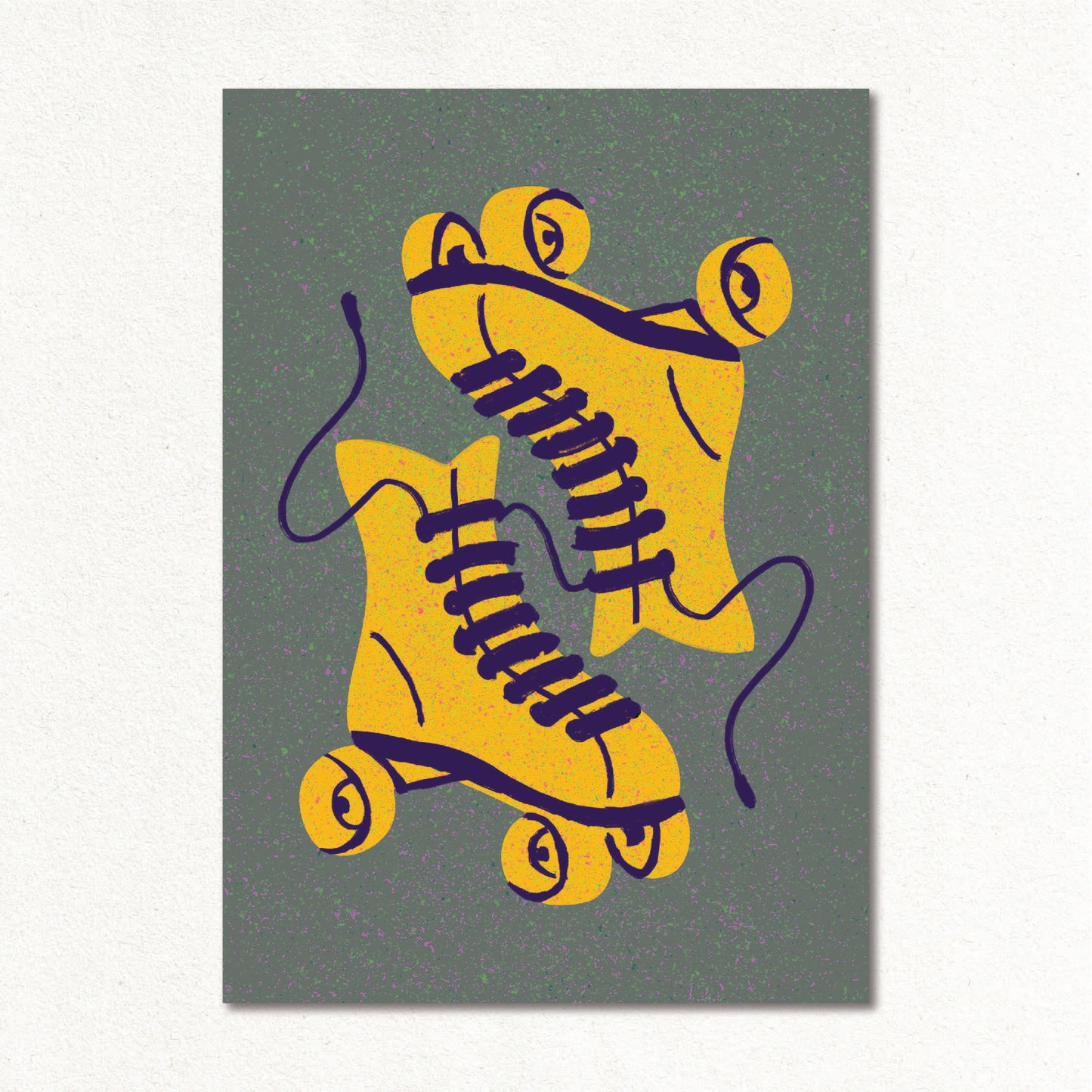 Create & Skate Factory Print - Speckle Skates