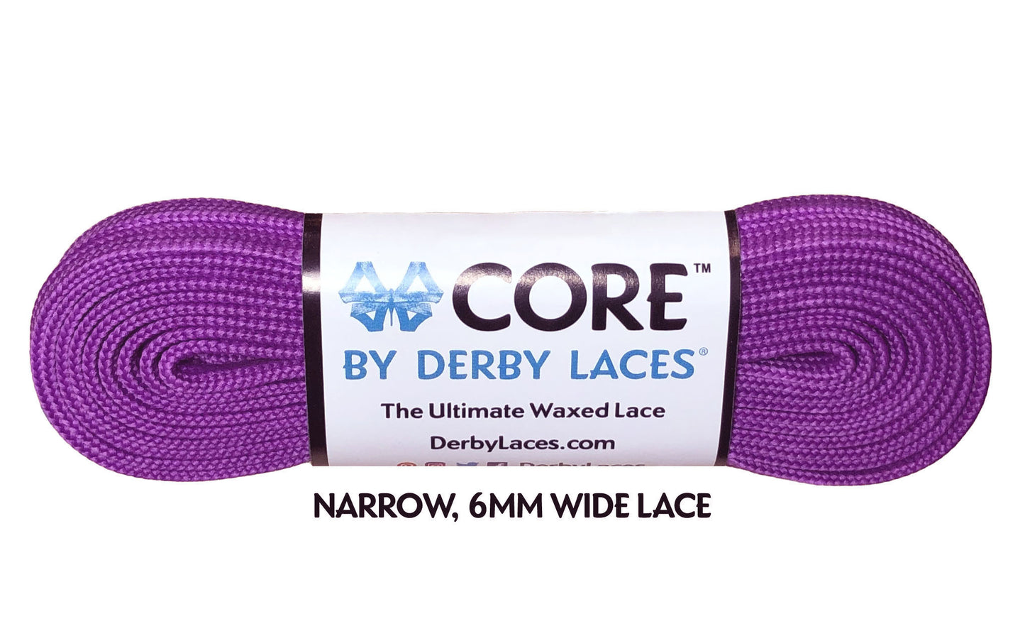 DerbyLaces "CORE" (6mm) Roller Skate Laces - 108"