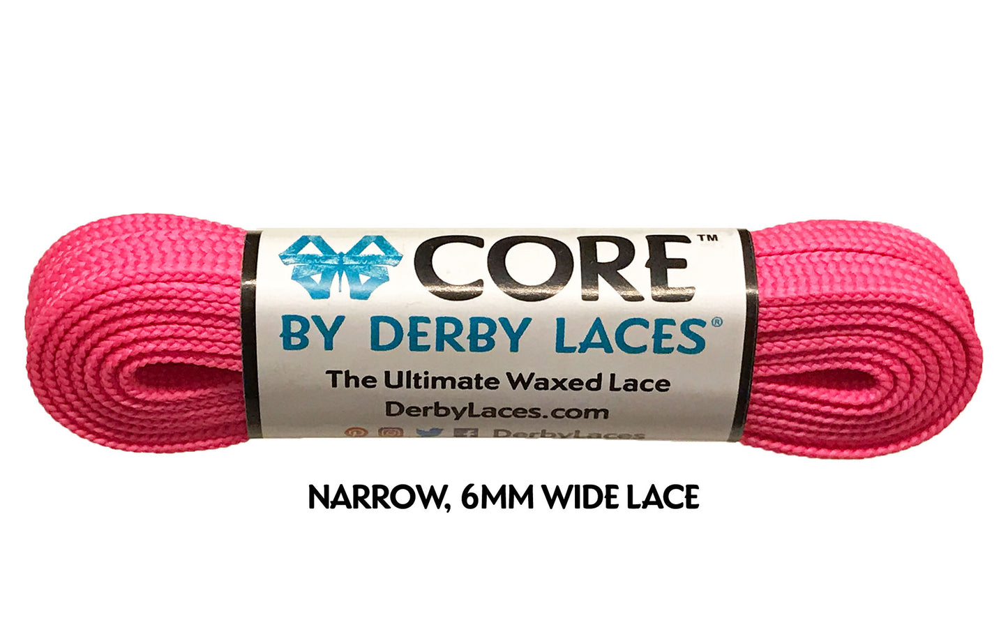 DerbyLaces "CORE" (6mm) Roller Skate Laces - 96"