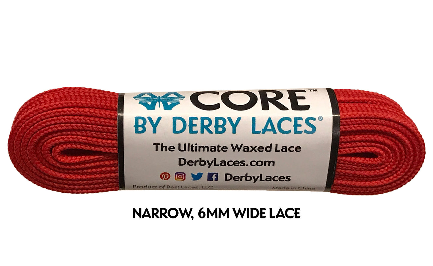 DerbyLaces "CORE" (6mm) Roller Skate Laces - 96"