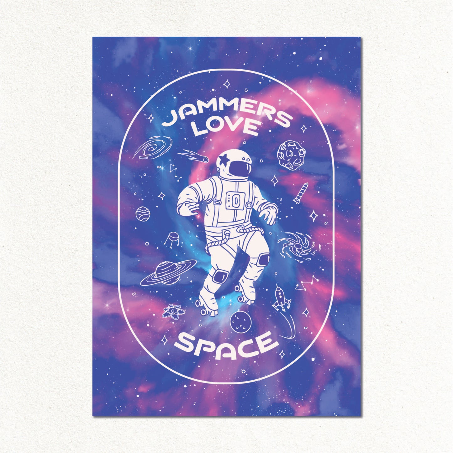 Create & Skate Factory Print - Jammers Love Space