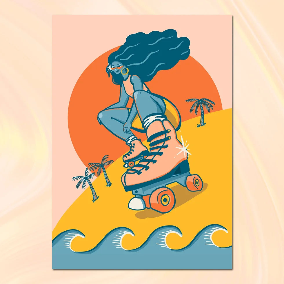 Create & Skate Factory Print - Skate to Sol Quads