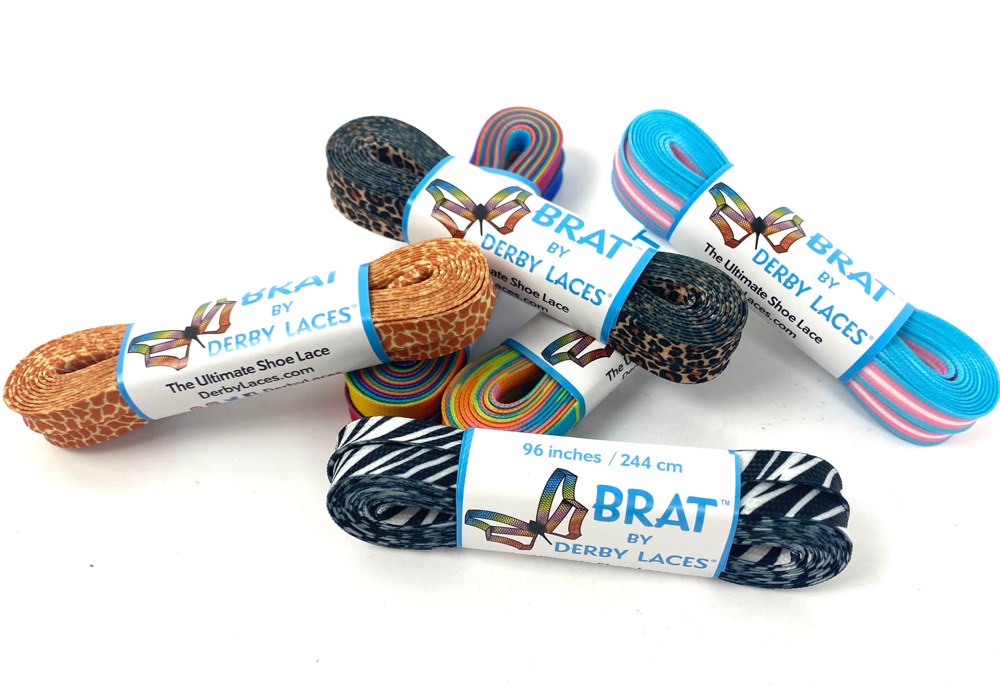 DerbyLaces "BRAT" (6mm) Roller Skate Laces