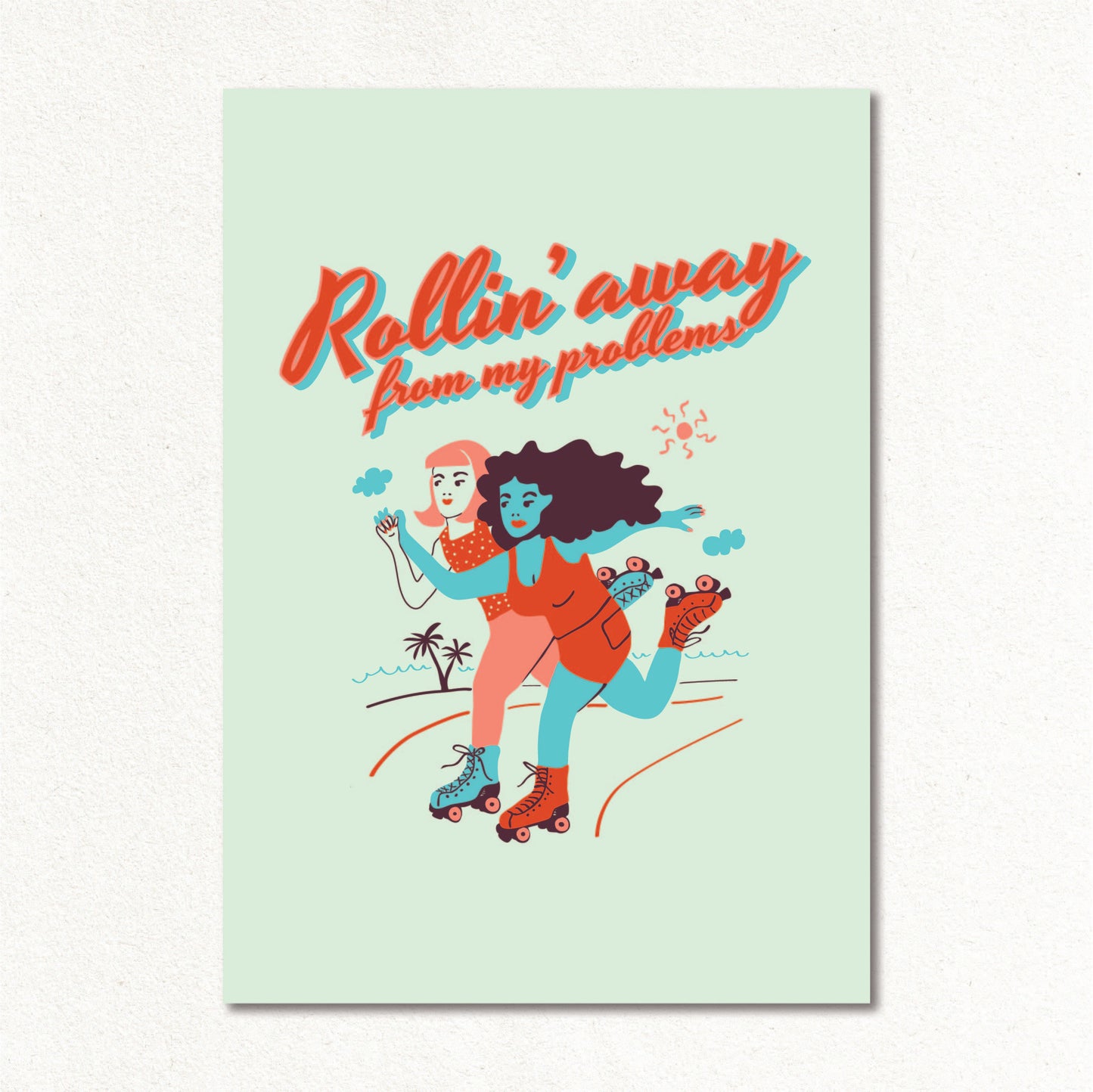 Create & Skate Factory Print - Rollin’ Away