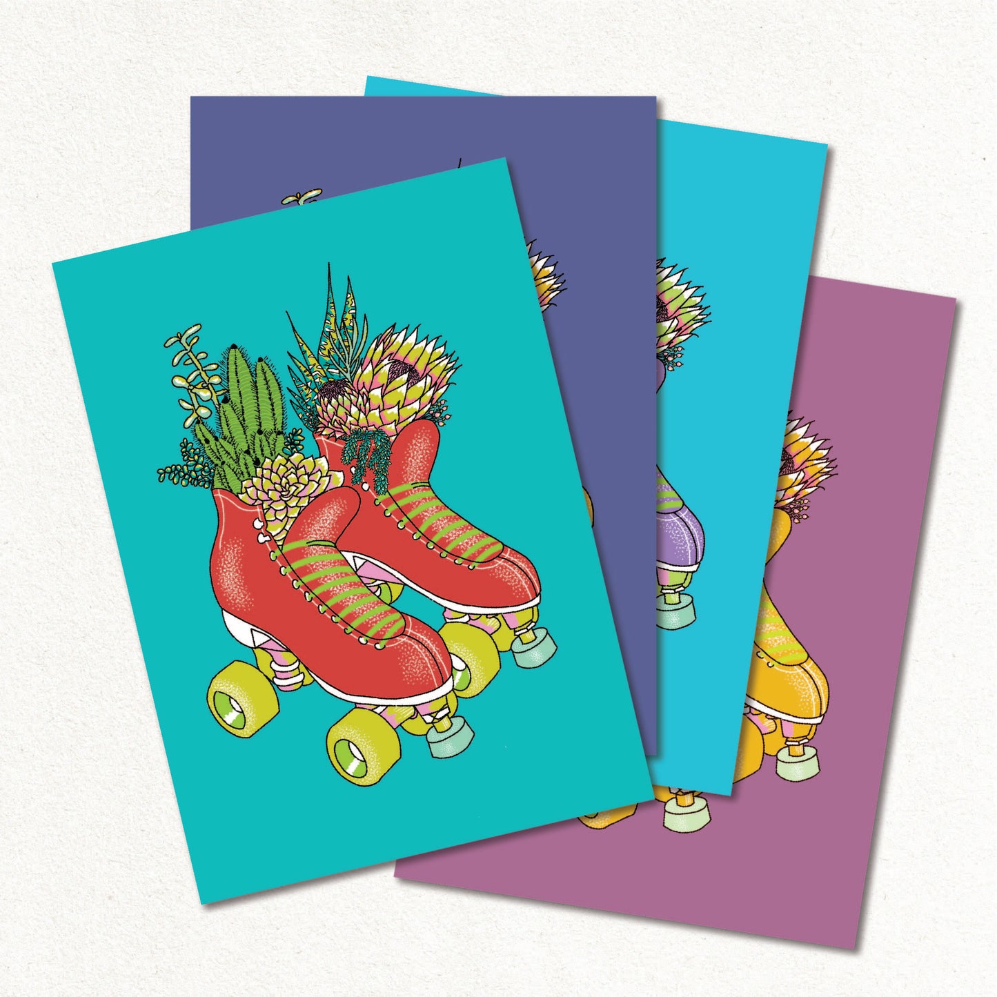 Create & Skate Factory Print - Succulent Skate