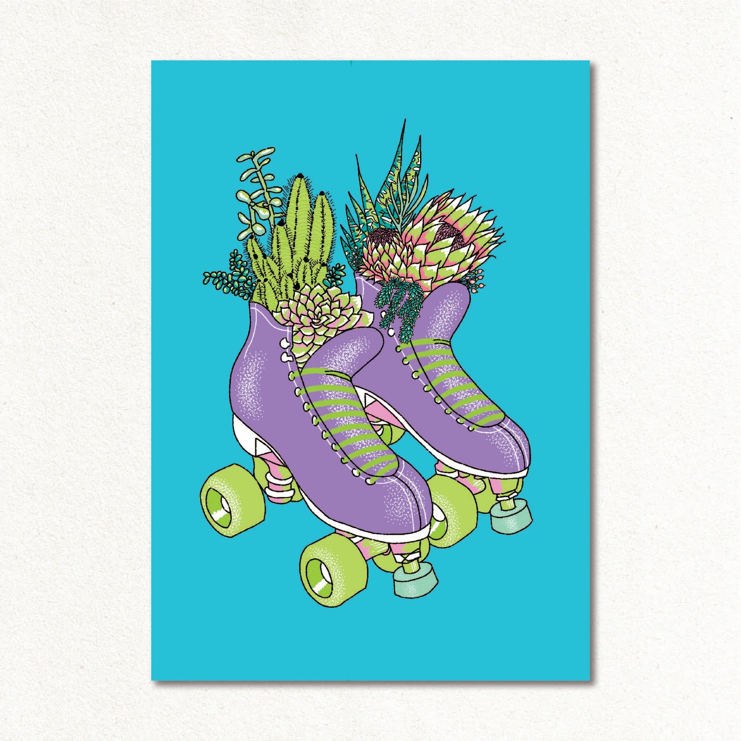 Create & Skate Factory Print - Succulent Skate
