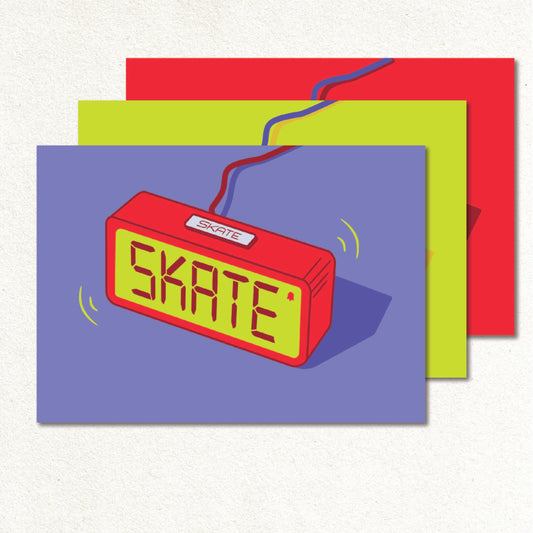 Create & Skate Factory Print - Skate O’clock