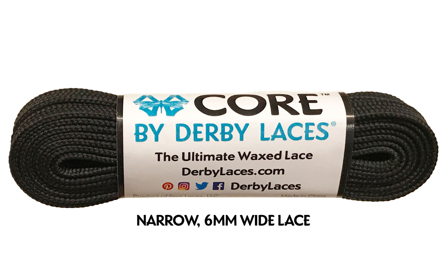 DerbyLaces "CORE" (6mm) Roller Skate Laces - 84"