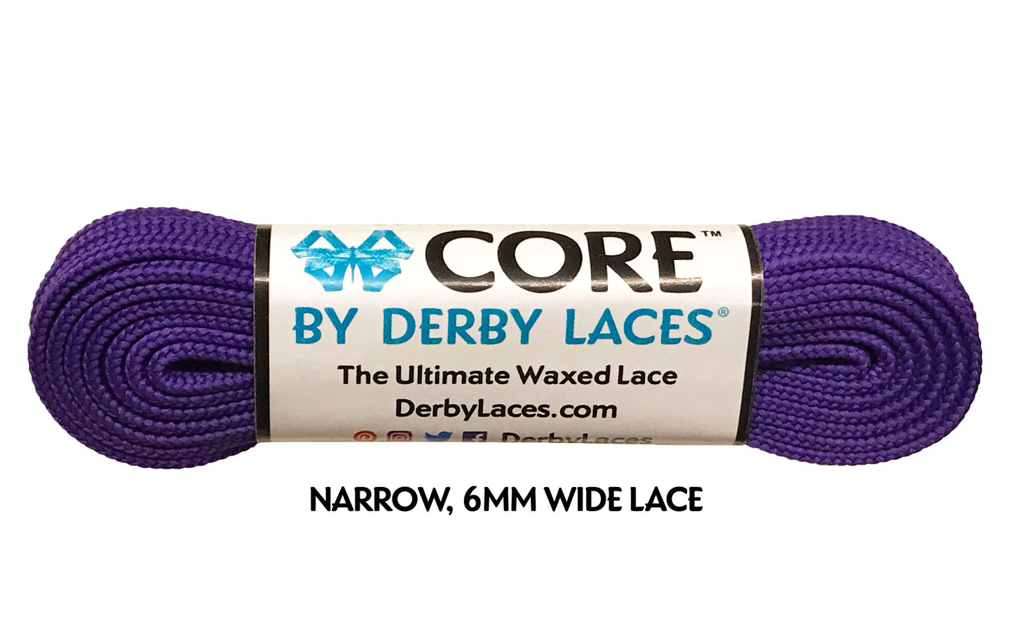 DerbyLaces "CORE" (6mm) Roller Skate Laces - 84"