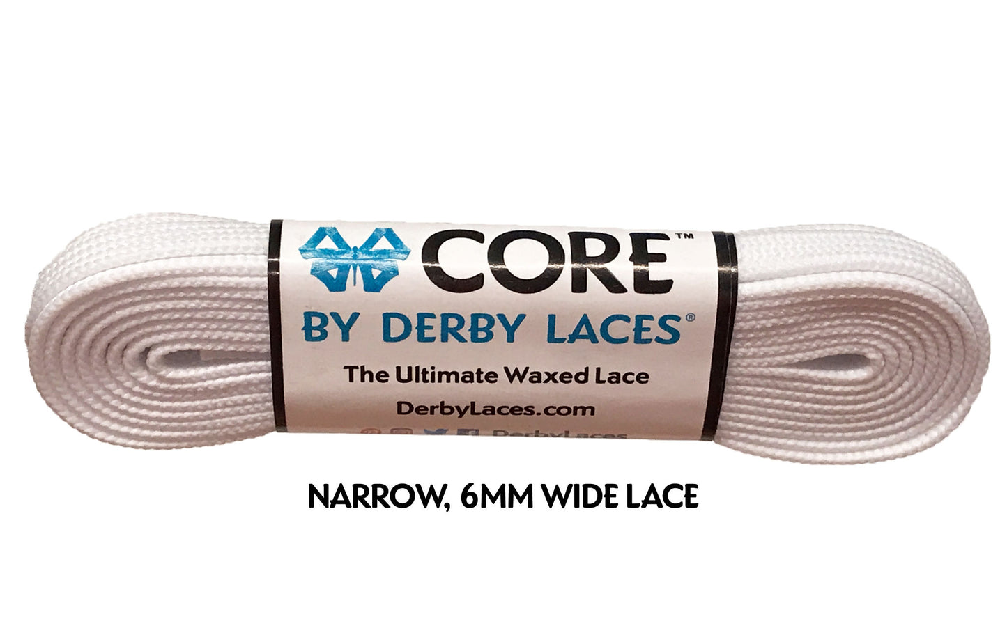 DerbyLaces "CORE" (6mm) Roller Skate Laces - 84"