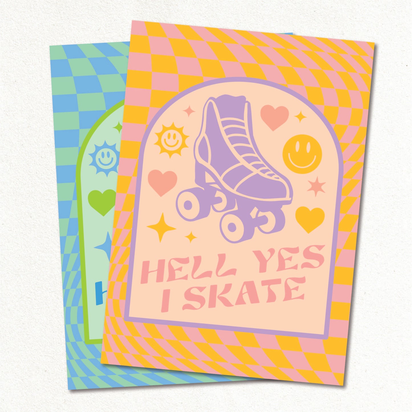 Create & Skate Factory Print - Hell Yes I Skate!