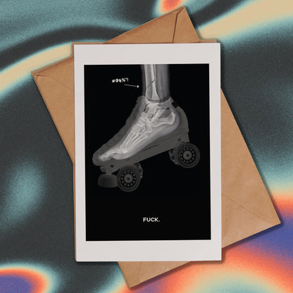 Create & Skate Get Well Card