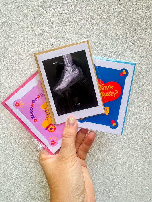 Create & Skate Get Well Card