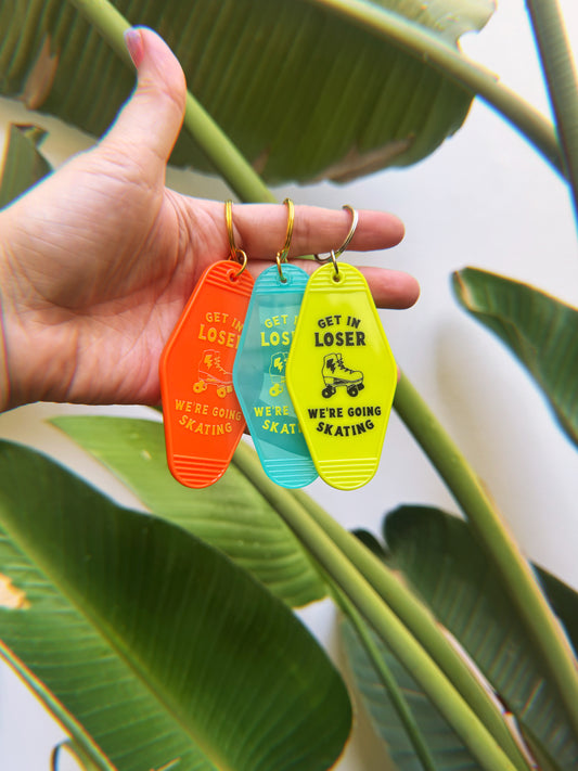 Create & Skate Factory "Get in Loser" Keychain