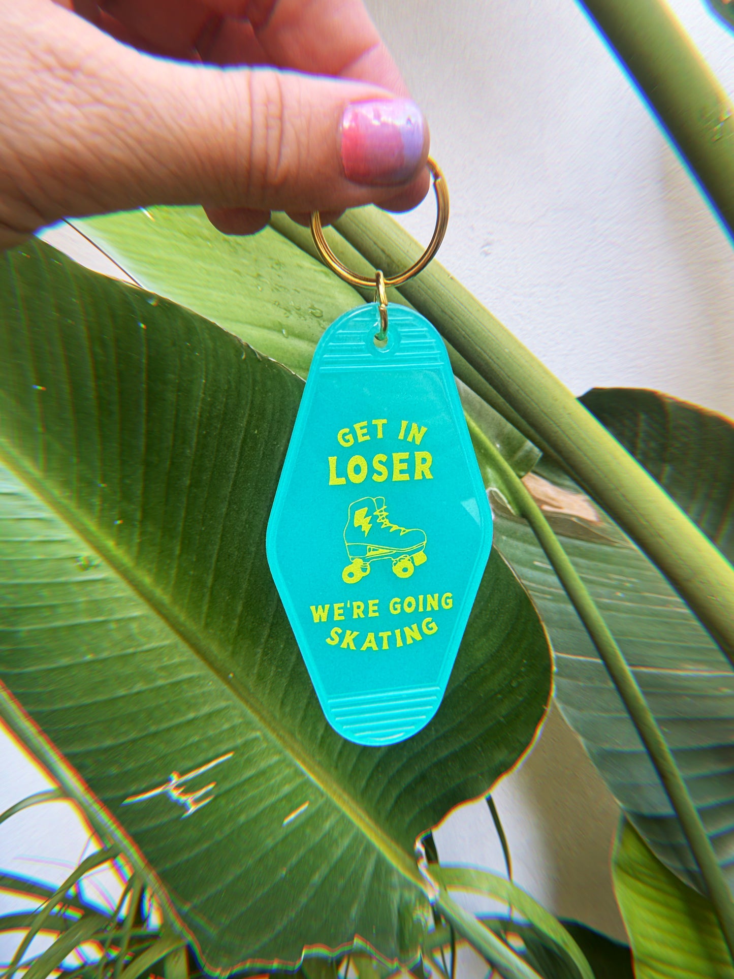 Create & Skate Factory "Get in Loser" Keychain